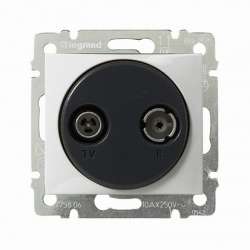 Legrand Valena Бел Розетка TV-FM проходная 862 МГц 14 дБ арт. 774434