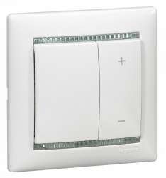 Legrand Valena Бел Светорегулятор нажимной 40-600W для л/н и обмоточных т-ров арт. 770074