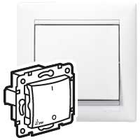 Legrand Valena Бел Выключатель 1-клавишный 2-х полюсный IP44 арт. 770092