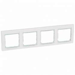 Legrand Valena Бел/кристалл Рамка 4-ая гориз арт. 774464