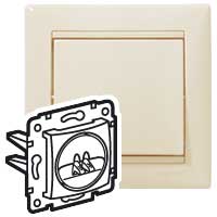 Legrand Valena Крем Аудиорозетка 1-ая арт. 774123