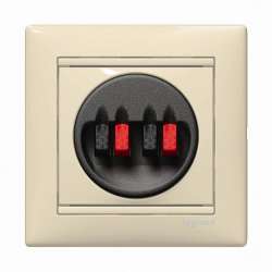Legrand Valena Крем Аудиорозетка 2-ая арт. 774324