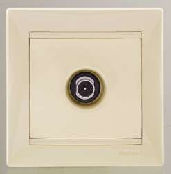 Legrand Valena Крем Розетка TV единственная 1,5 дБ арт. 774329