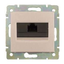 Legrand Valena Крем Розетка комп(RJ45) 1-ая 5кат.крепление винт.с лапками арт. 774130