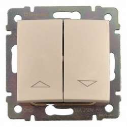 Legrand Valena Крем Выключатель жалюзийный кнопочный арт. 774314