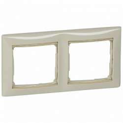 Legrand Valena Крем/Золото Рамка 2-ая горизонт. арт. 774152