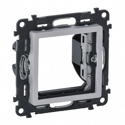 Legrand Valena LIFE Алюм Адаптер для механизмов Mosaic 2-модульных арт. 752344 Legrand Valena LIFE Алюм Адаптер для механизмов Mosaic 2-модульных арт. 752344