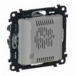 Legrand Valena LIFE Алюм Блок питания технической сигнализации 230В/12В 4ВА (с лицевой панелью) арт. 752339