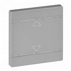 Legrand Valena LIFE Алюм MyHome Накладка для мех. BUS/SCS.С символом "Вверх-вниз".2 модуля арт. 755312