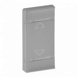 Legrand Valena LIFE Алюм MyHome Накладка для мех. BUS/SCS с симв. "Вверх-вниз"1 мод уст. спр или сл арт. 755402