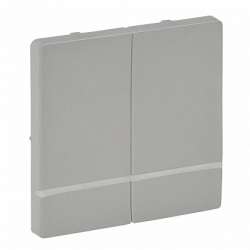Legrand Valena LIFE Алюм MyHome Play Zigbee.Накладкадля радиоупр. устройства 2-канального ON-OFF арт. 754783