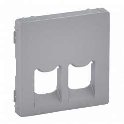 Legrand Valena LIFE Алюм Накладка розетки ТЛФ/комп 2-ой арт. 755422