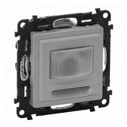 Legrand Valena LIFE Алюм Указатель световой с датчиком движения 180° (с лицевой панелью) арт. 752374