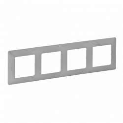 Legrand Valena LIFE Алюминий Рамка 4-ая арт. 754134