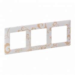 Legrand Valena LIFE Ампир белый Рамка 3-ая арт. 754103