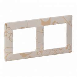 Legrand Valena LIFE Ампир бежевый Рамка 2-ая арт. 754112