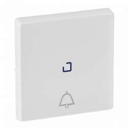 Legrand Valena LIFE Бел Клавиша выключателя кнопочного с подсветкой с символом "звонок" арт. 755050