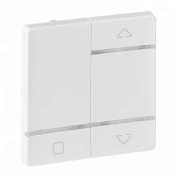 Legrand Valena LIFE Бел MyHome Play Zigbee Накладка для радиопр. выкл.,для приводов жалюзи/рольстав арт. 754724