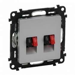 Legrand Valena LIFE DIY Алюм Аудиорозетка 2-ая арт. 753678