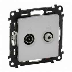 Legrand Valena LIFE DIY Алюм Розетка TV-SAT арт. 753658