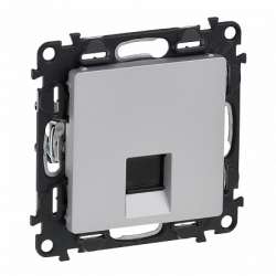 Legrand Valena LIFE DIY Алюм Розетка комп(RJ45) 1-ая 6 кат UTP арт. 753642