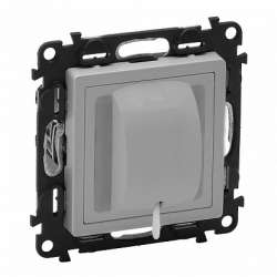 Legrand Valena LIFE DIY Алюм Выключатель кнопочный 1-клавишный со шнуром арт. 752324