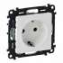 Legrand Valena LIFE DIY Бел Розетка 1-ая с/з, с защитными шторками, винт.зажим арт. 753424