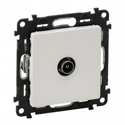 Legrand Valena LIFE DIY Бел Розетка TV проходная 1,5дБ/14дБ 0-2400 МГц. арт. 753461