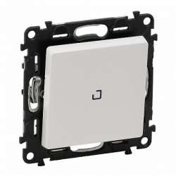 Legrand Valena LIFE DIY Бел Выключатель 1-клавишный 10А 250В с индикацией арт. 752104