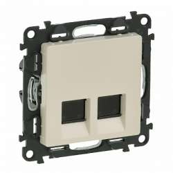Legrand Valena LIFE DIY Сл.кость Розетка комп(RJ45) 2-ая 5 кат UTP арт. 753541