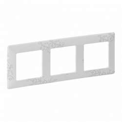 Legrand Valena LIFE Эл Грей Рамка 3-ая арт. 754123
