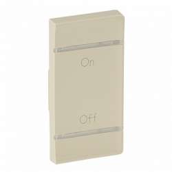 Legrand Valena LIFE Сл.кость MyHome Накладка для мех. BUS/SCS.С сим-м "On-Off".1 модуль.Уст. справа арт. 755576