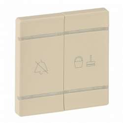 Legrand Valena LIFE Сл.кость MyHome Накладка дв. для мех. BUS/SCS.С сим"Не бесп"/"Убрать ном"2 мод арт. 754931