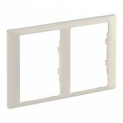Legrand Valena LIFE Слоновая кость Рамка для двойных розеток 2-постовая арт. 754232