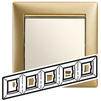 Legrand Valena Матовое Золото Рамка 5-ая гориз арт. 770305