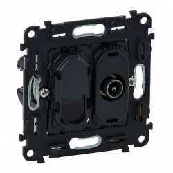 Legrand Valena Мех IN'MATIC Розетка TV "звезда"+ RJ45 Кат.6 UTP арт. 753055