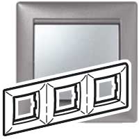 Legrand Valena Титан Рамка 3-ая гориз арт. 770163