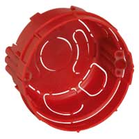 Legrand Встраиваемая коробка Batibox одноместная для кирпичных стен круглая диаметр 67 мм глубина 40 мм без винтов арт. 080109