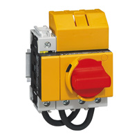 Legrand Выключатель-разъединитель постоянного тока с поворотной ручкой 600 В= 25 А 2 полюса 4 мод арт. 414262