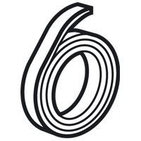 Legrand XL3 400 Уплотнитель двери IP 43 для распр. шкафов, каб. секций арт. 020130