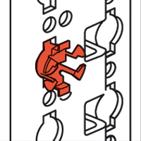 OD-MA-3DV22 Дистанционный вкладыш для монтажа одних трансформаторов, комплект 3 шт.