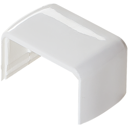 Накладка на стык для мини-плинтусов 20х12,5 белый (033602 - SPL - 020006S) арт. 020006S