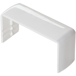 Накладка на стык для мини-плинтусов 40х20 белый (033606 - SPL - 040006S) арт. 040006S