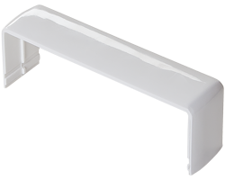 Накладка на стык для мини-плинтусов 60х16 мм белая (033608 - SPL - 060006S) арт. 060006S