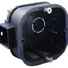 PE Коробка монтажная 1-ая для сплошных стен усиленная со стыковочными ушками 65х65х43 арт. РЕ 000 002