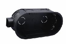 PE Коробка монтажная 2-ая для сплошных стен 140х63х43 с крепежом IP20 арт. PE 000 023