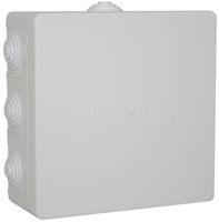 PE Коробка распределительная 120х120х50 IP 54 9 конических сальников арт. РЕ 120 015