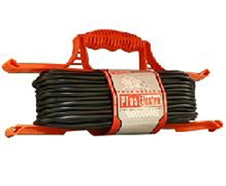 PE Удлинитель на рамке, 10м, 2х1 мм.кв., черный арт. PE 1A/10b/21