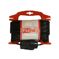 PE Удлинитель на рамке "Compact" 10м, 2х1 мм.кв., черный арт. РЕ 201 110/b