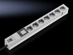 Rittal DK Блок 7 розеток 19" с амперметром 1шт арт. 7240301